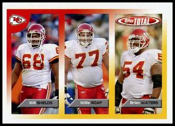 357 Will Shields Willie Roaf Brian Waters RC